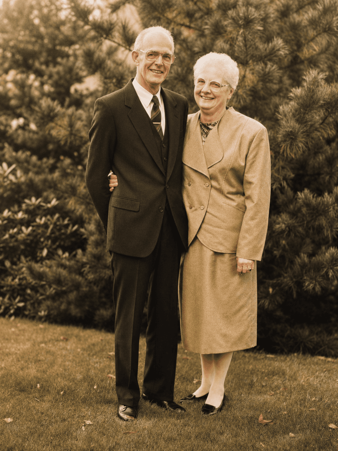Opa en oma Van Roekel